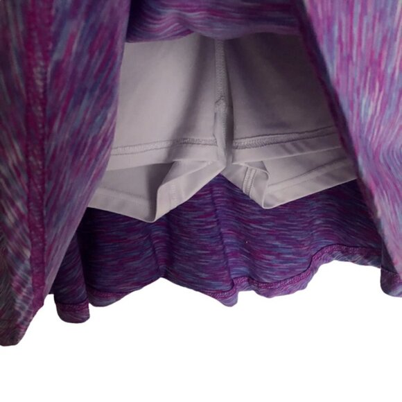 GGBlue Luxe Sport Blue, White and Pink Golf Skort Medium - Picture 3 of 6